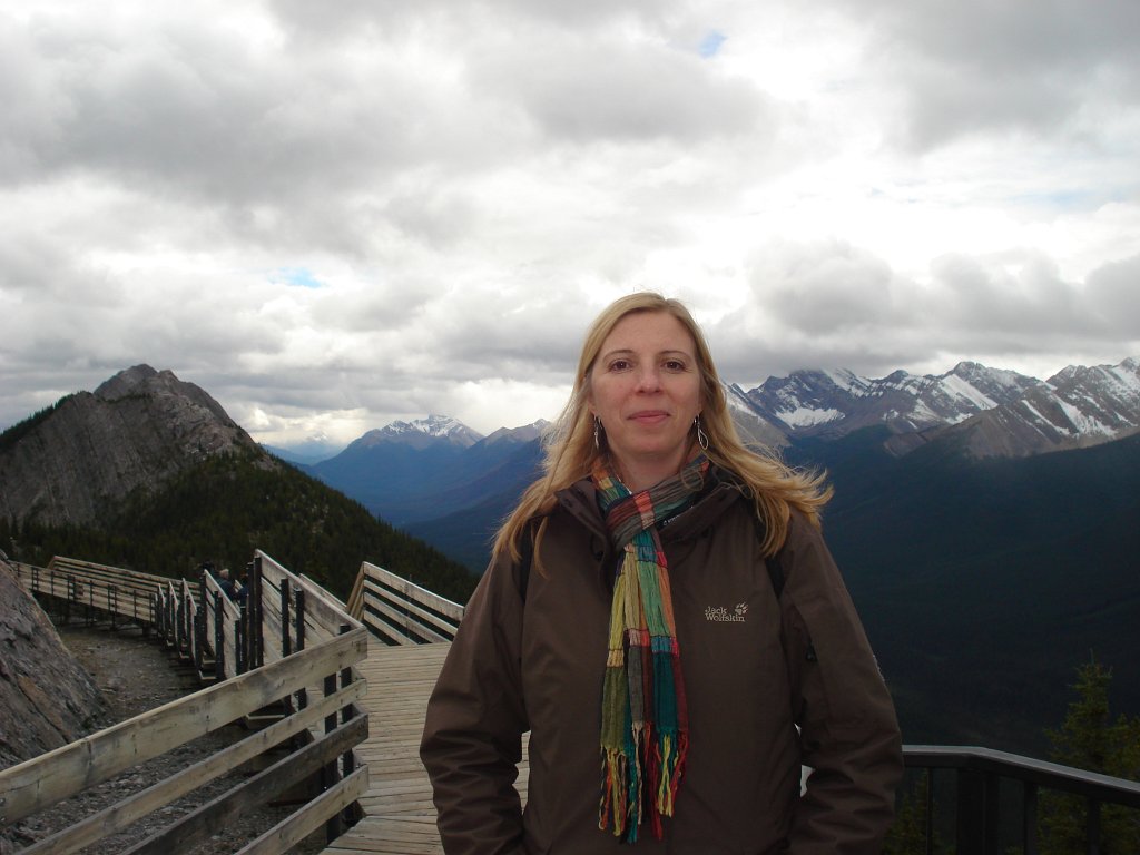 DSC02769.JPG - Tolle Aussicht auf dem Sulphur Mountain.